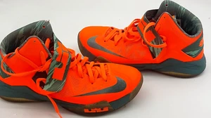 2012: Scarpe Nike Zoom Soldier Lebron James da uomo taglia 12 525015-800 arancioni - Foto 1 di 14