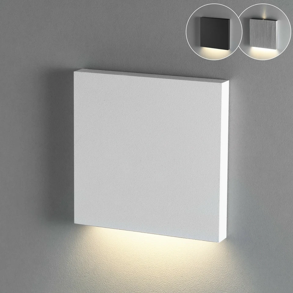 Premium LED Wandeinbauleuchte für Treppenbeleuchtung passend in UP-Schalterdosen - Bild 1 von 4