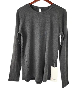 Camisa manga larga negra jaspeada Lululemon Ever Ready - Imagen 1 de 11