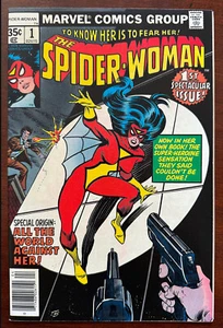 Spider-Woman #1 - casi nuevo 9,4 - edición de origen - edición de quiosco 1978 - Imagen 1 de 4