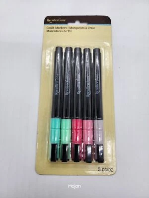 American Crafts Recollections Chalk Markers, 5-Pack, Spring Pink & Green  - Image 1 of 4