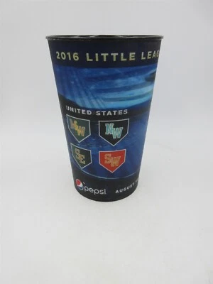 Vaso de plástico de béisbol de la Serie Mundial de Pequeñas Ligas 32 OZ Pepsi holográfico 2016 Foto 1 de 4