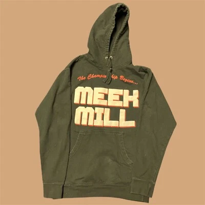 Meek Mill The Nightmare Is Over Black Graphic Hoodie Mens Medium - Image 1 of 4