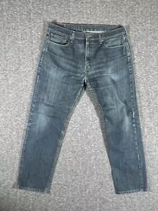 Levis 502 Jeans Herren 38x32 Blau Regular Fit Tapered Leg Dark Wash Denim - Bild 1 von 9