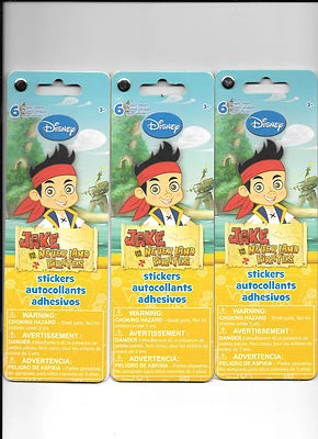 LOTE DE CALCOMANÍAS ADHESIVAS DISNEY JAKE Y LOS PIRATAS DE NEVERLAND 3 FOLLETOS ENVÍO GRATIS Foto 1 de 2