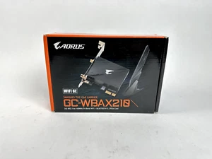 GIGABYTE WiFi 6E 2x2 802.11ax Tri-Band WiFi/Bluetooth 5.2 PCIe Expansion Card - Photo 1/14