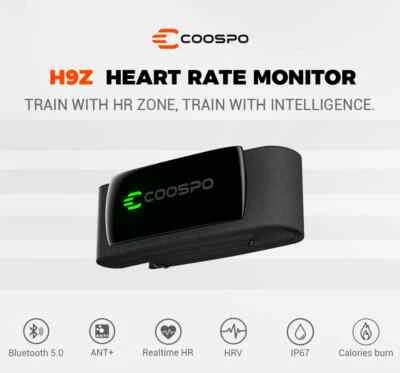 COOSPO H9Z Rechargeable Heart Rate Monitor BT5.0 ANT+ for Garmin wahoo - Image 1 of 4