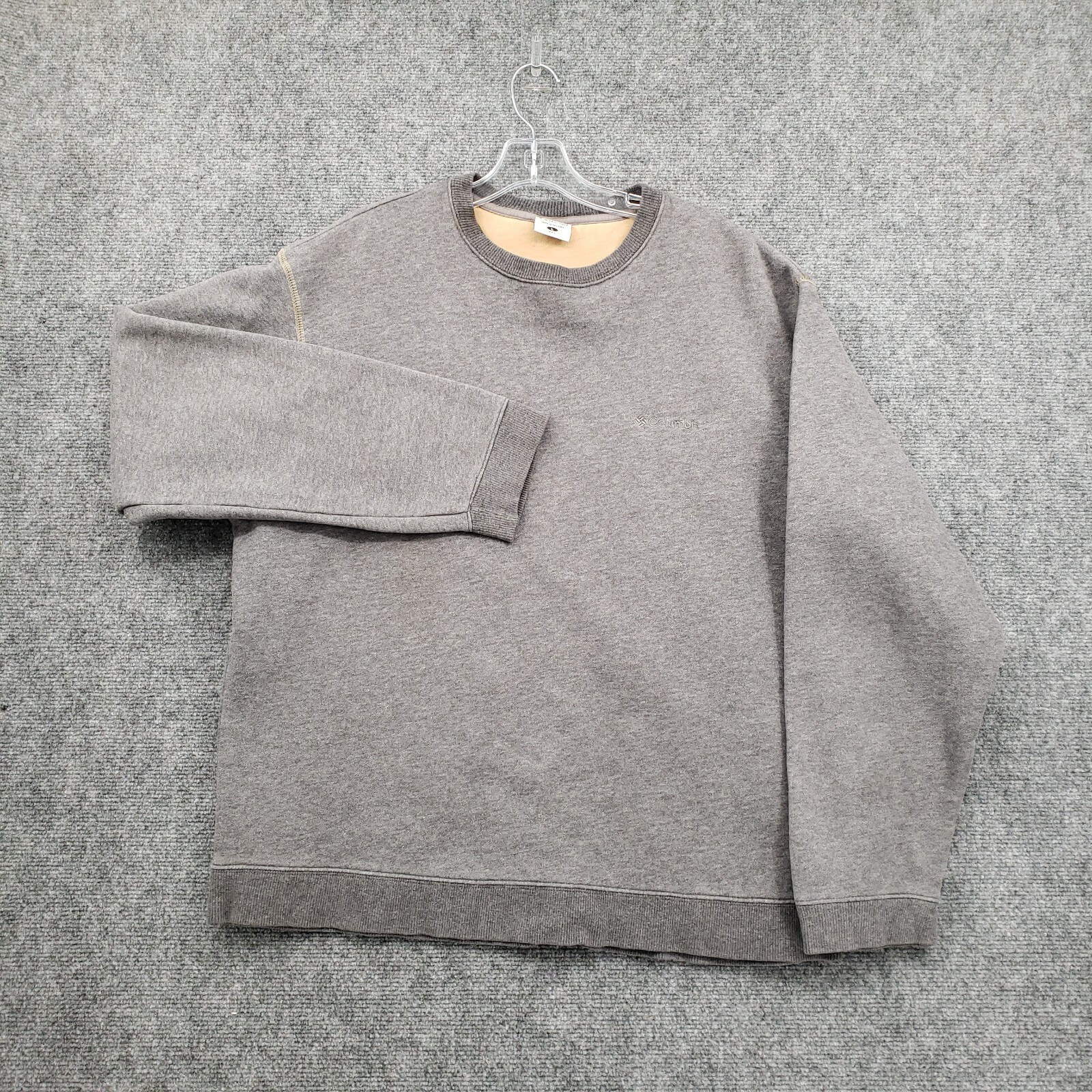 Columbia Sweatshirt Mens L Large Gray 