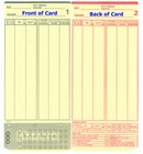 2000 AMANO MJR-7000 TIME CLOCK CARDS # 0-99 (Microder MJR7000 000-099)