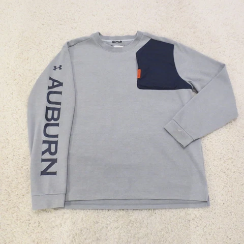 Auburn Tigers Sweatshirt Mens Large Gray War Eagle Crewneck AU TEAM ISSUED Cover