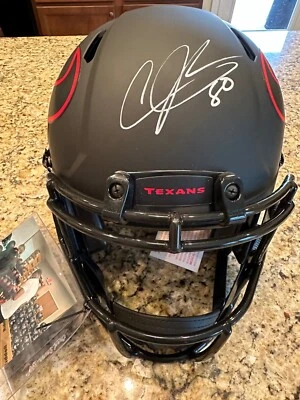 Andre Johnson Signed Houston Texans Eclipse Speed Full Sized Helmet - JSA W Auth - Image 1 of 4