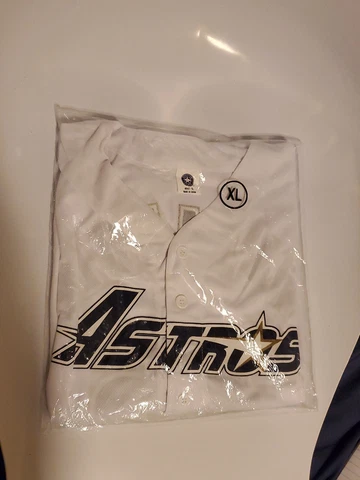 Justin Verlander Astros SGA 1990s Throwback Replica Jersey UNOPENED PKG 9/9/2022 Cover