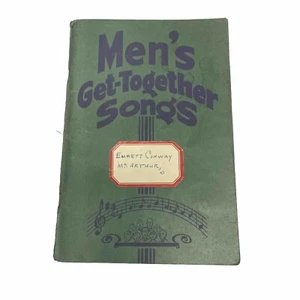 Männer Get Together Lieder Notenbuch TTBB Ellen Jane Lorenz 1938 Sing - Bild 1 von 6