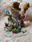 Cherished Teddies Snowman “We Could All Use a Hand Around the Holidays” Figur.