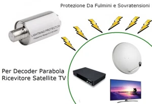 tn Protezione decoder Tv Fulmini Temporali ricevitore satellitare parabola sky - Imagen 1 de 6