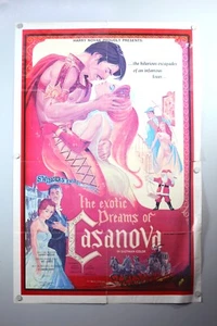 Póster original de la película The Exotic Dreams of Casanova - 1973- 28x42 A14-28-4 - Imagen 1 de 11