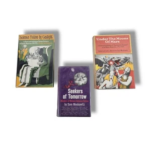 Sam Moskowitz Science Fiction Book Set Lot 3 Hardcover Anthology Munsey Magazine - Picture 1 of 9