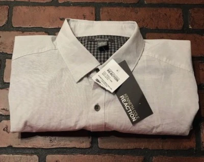 Kenneth Cole реакции длинным рукавом Flip манжеты платье рубашка размер XL новый с Ярлыками - Изображение 1 из 4