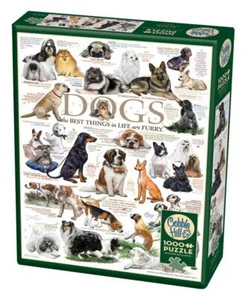Cobble Hill Jigsaw Puzzle;  Dog Quotes;  1,000 pieces - Picture 1 of 2