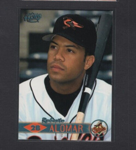 1999 PACIFIC PLATINUM BLUE FOIL PARALLEL PORTRAIT VAR #45 ROBERTO ALOMAR SP 1/67