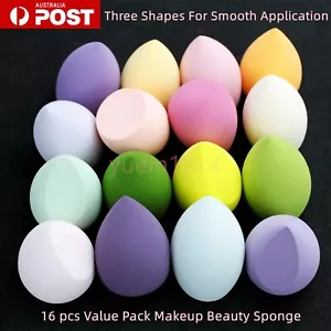 16pcs Value Pack Makeup Foundation Blender Sponge Puff Beauty Cosmetic Blender - Picture 1 of 12