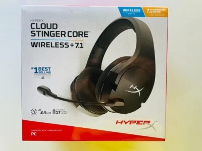 HyperX Cloud Stinger Core Kabellose Kopfhörer Mit Mikrofon (Schwarz) - Bild 1 von 4