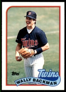 1989 Topps Traded Wally Backman . Minnesota Twins #5T