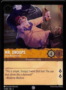 FOLIE Disney Lorcana Inklands - Mr. Snoops - Inept Geschäftsmann - 11/204 - FOLIE - Bild 1 von 2