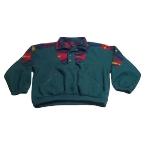 Michelle-Louise Vintage Pullover Fleecejacke 1/2 Zip Southwestern Gr. Large  - Bild 1 von 9