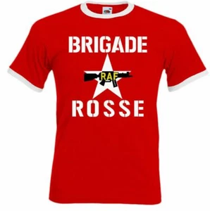 BRIGADE ROSSE T-SHIRT Mens The Clash As Worn By Joe Strummer Red Brigades UNISEX - Picture 1 of 2