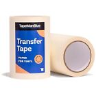 Transfer Tape for Vinyl, 6 inch x 100 feet, Paper with Medium-High Tack Layflat
