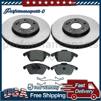 Комплект передних дисковых тормозных колодок дисковый тормоз ротор для Volkswagen Jetta 2011-2018 - Изображение 1 из 4