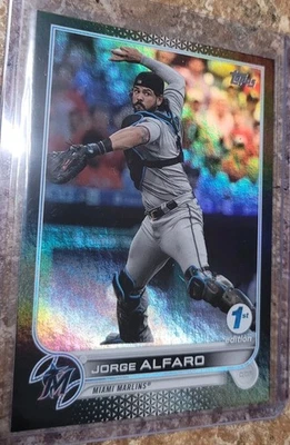 Topps Serie 1 2022 1ª Edición - Jorge Alfaro #36 Negro/25 Foto 1 de 3