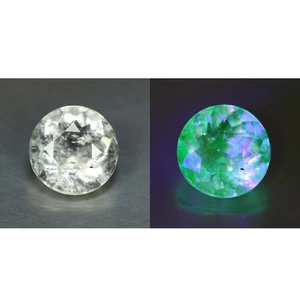 1.88 Cts_Cristal Blanco a Verde_100% Natural Sin Tratar Ópalo Hialita Mexicano - Imagen 1 de 5