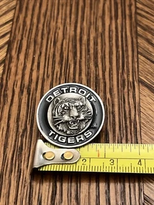 Prendedor vintage 1992 Detroit Tigers MLB esmalte y solapa de peltre ENVÍO GRATUITO - Imagen 1 de 2