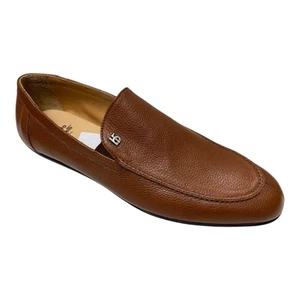 SCARPE MOCASSINO CASUAL UOMO BOTTICELLI RU21005 PELLE MARRONE ORIGINALE PE - Picture 1 of 6