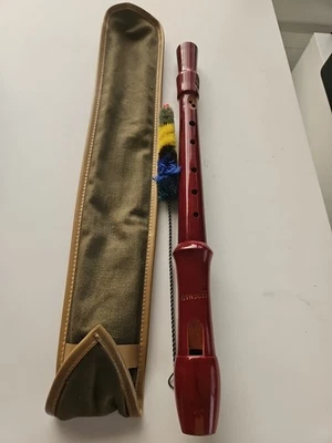 Flauta de madera vintage - Serenata con estuche y limpiador hecha en Alemania  Foto 1 de 4