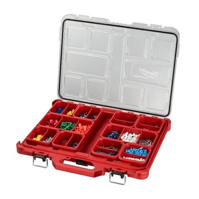 For Milwaukee Tool 48-22-8431 10 Compartments Packout Tool Case, 16-3/8 In W X❀ - Image 1 of 4