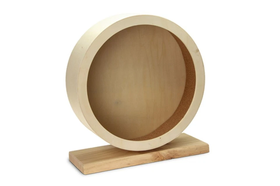 Karlie Bogie Wheel Laufrad Nagetier Holz/Kork Natur Durchm.28,5 cm - Bild 1 von 1