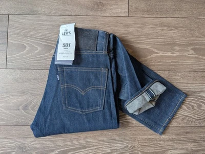 Мужские джинсы Levi's Made & Crafted 501 80-е Selvedge необработанный деним - Изображение 1 из 4