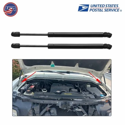For Infiniti QX56 Base 2004-2010 Pair Gas Struts Front Hood Lift Support Foto 1 de 4