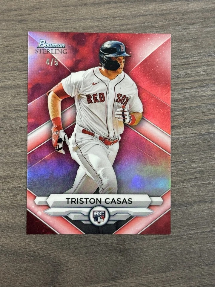 2023 Topps Chrome Update #USC125 Triston Casas Red 4/5 Color Match  - Image 1 of 2