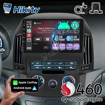 Android15 8Core 4+64GB CarPlay Autoradio Navi RDS DSP Für Hyundai i30 2006-2011 - Bild 1 von 4