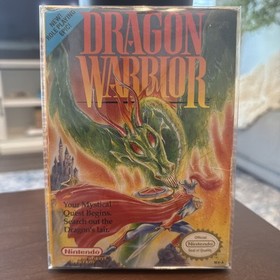 Dragon Warrior for the Nintendo (NES) in Box with Handbook Tested Working