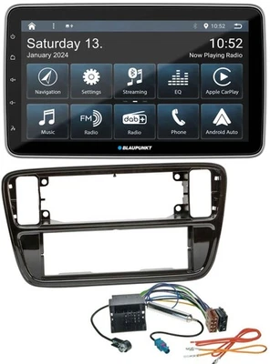Blaupunkt USB DAB SD MP3 Bluetooth Autoradio für VW Up AA AAN 2011-2016 piano bl - Bild 1 von 4