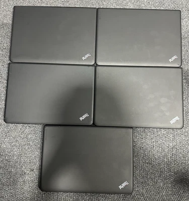 Lote de 5 Laptop Lenovo Thinkpad E450 14" i5-5200U 2.2GHz 4GB 500GB LEER Foto 1 de 4