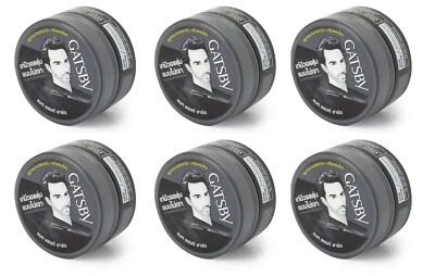 Gatsby Men Wax Hair 6 x 75g. Styling Mat For JAPAN HARAJUKU Style - Image 1 of 3