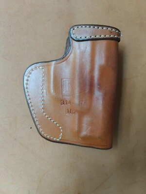 TRIPLE K #314 INSIDE PANT HOLSTER-NEW-FACT BLEM FITS RUGER SEC. 9 COMPACT **LH** - Image 1 of 2