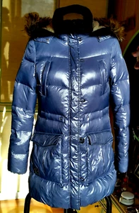 C&A Daunenjacke Damenjacke Parka G.L Blau 50 % Daunen, 50 % Federn - Bild 1 von 15