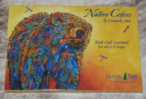 LEANIN TREE Native Colors GREETING CARDS~Blank~1 ea 20 designs~#90796~M. Jones~ - Picture 1 of 2